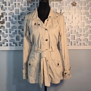 NEU Look Outer Wear Women Jacket Coat Large Cream M